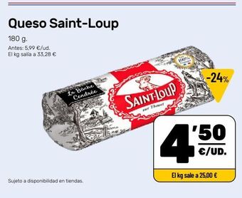 AhorraMas Queso saint-loup oferta