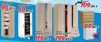 Armario zapatero 180 x 50 x 37 cm. armario zapatero 108 x 55 x 36 cm. 96,95 € 69,95€ armario 2 puertas + 2 cajones 180 x