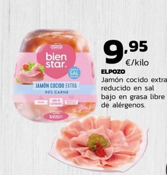 Supermercados Lupa Elpozo Jamón cocido extra oferta