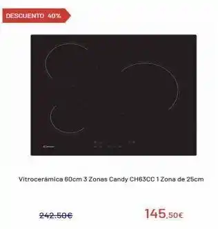 MegaHogar Vitrocerámicas candy oferta