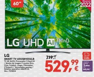 Worten Smart tv lg oferta