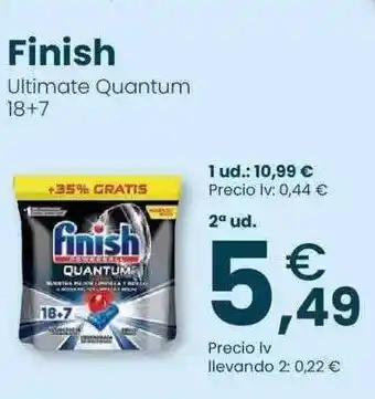 Clarel Finish ultimate quantum 18+7 oferta