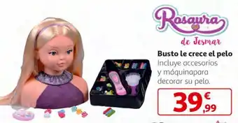 Alcampo Busto de muñeca rosaura oferta