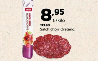 Supermercados Lupa Tello Salchichón Oretano oferta