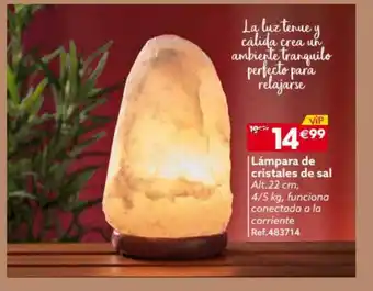 GiFi Lámpara de cristales de sal oferta