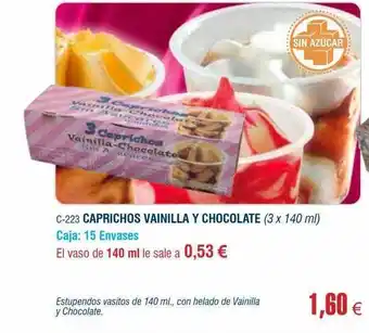 Abordo Caprichos vainilla y chocolate oferta