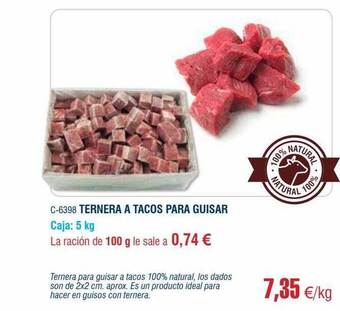 Abordo Ternera a tacos para guisar oferta