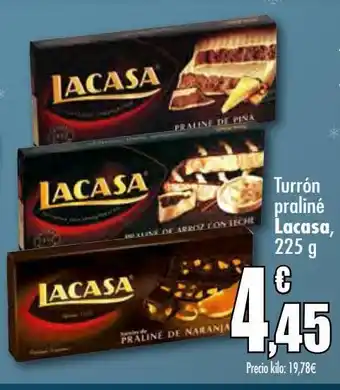 Unide Supermercados Turron praline lacasa oferta