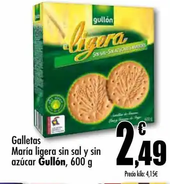 Unide Supermercados Galletas maria ligeria sin sal y sin azucar gullon oferta