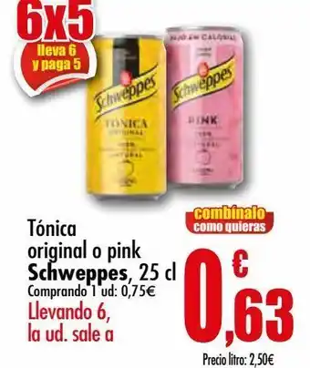 Unide Supermercados Tonica original o pink oferta