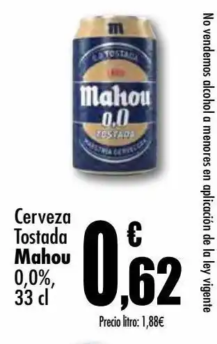 Unide Supermercados Cerveza tostada mahou oferta