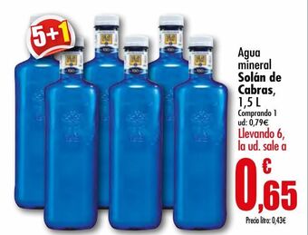Unide Supermercados Agua mineral solan de cabras oferta