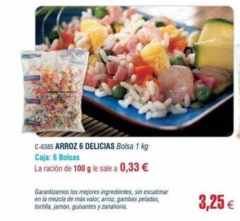 Abordo Arroz 6 delicias oferta
