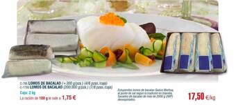 Abordo Lomos de bacalao oferta