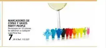Coferdroza Marcadores de copas y vasos party people oferta