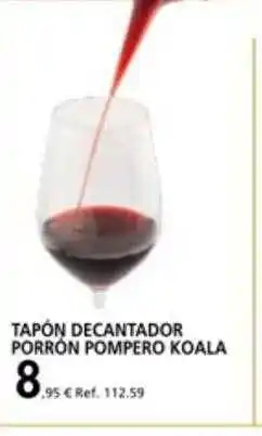 Coferdroza Tapón decantador porrón pompero koala oferta