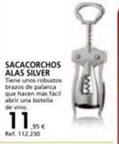Coferdroza Sacacorchos alas silver oferta