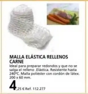 Coferdroza Malla elástica rellenos carne oferta