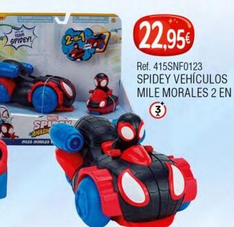 Spidey vehículos mile morales 2 en 1
