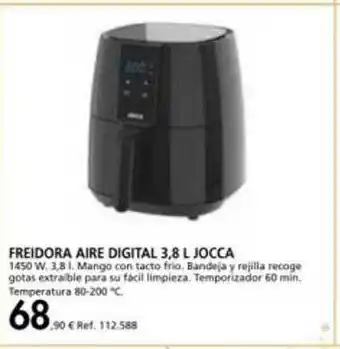 Coferdroza Freidora aire digital 3.8 l jocca oferta