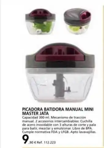 Coferdroza Picadora batidora manual mini master jata oferta