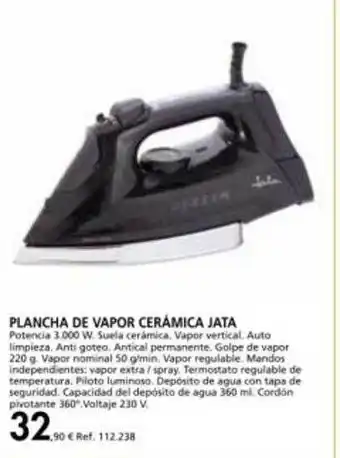 Coferdroza Plancha de vapor cerámica jata oferta