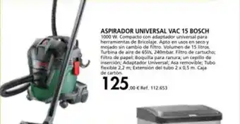Coferdroza Aspirador universal vac 15 bosch oferta
