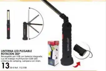 Coferdroza Linterna led plegable rotacion 360° oferta