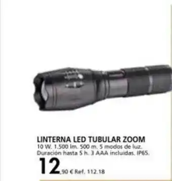 Coferdroza Linterna led tubular zoom oferta