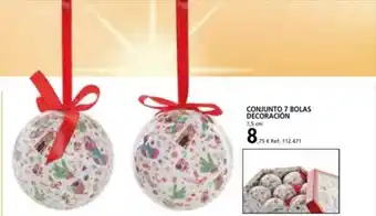 Coferdroza Conjunto 7 bolas decoración oferta