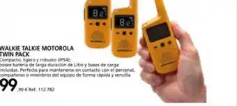 Coferdroza Walkie talkie motorola twin pack oferta