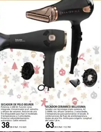 Coferdroza Secador de pelo beurer secador cerámico bellissima oferta