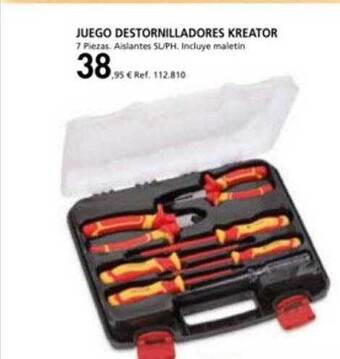 Coferdroza Juego destornilladores kreator oferta