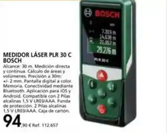 Coferdroza Medidor láser plr 30 c bosch oferta