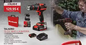 Coferdroza Taladro te-cd 18-45 li a tareía oferta