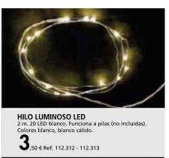 Coferdroza Hilo luminoso led oferta