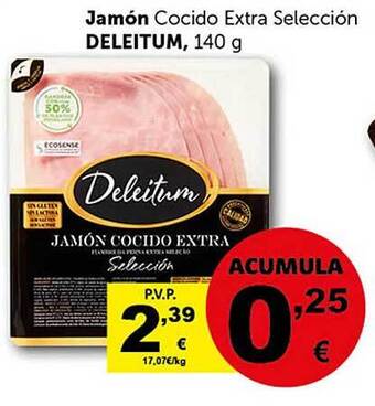 Masymas Jamón cocido extra selección deleitum oferta