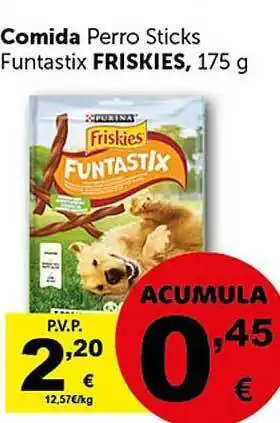 Masymas Comida perro sticks funtastix friskies oferta