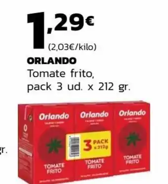 Supermercados Lupa Orlando Tomate frito 212 gr oferta