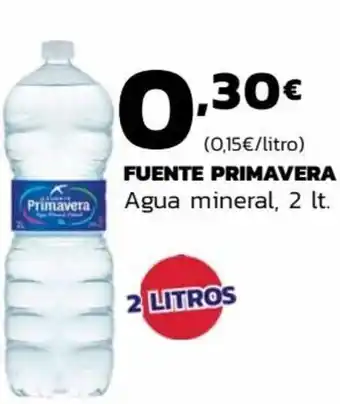 Supermercados Lupa Fuente Primavera Aqua mineral oferta