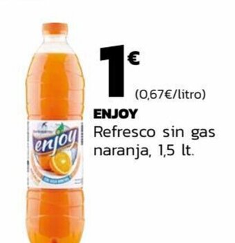Supermercados Lupa Enjoy Refresco sin gas naranja oferta