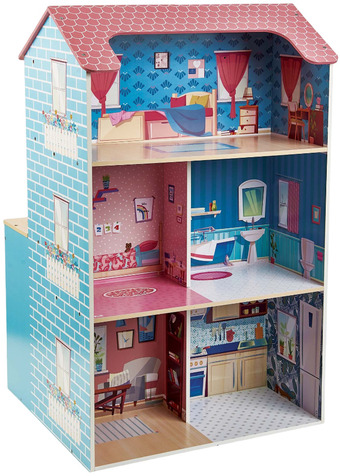 Alcampo Mi cocina y casa de muñecas 2 en 1 madera oferta