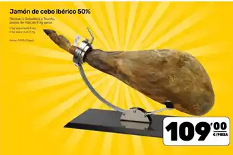 AhorraMas Jamón ibérico de cebo revisan o sotoalbos oferta