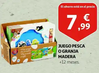 Alcampo Juguetes de madera oferta