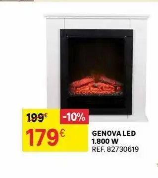 Leroy Merlin -10% 199€ 179€ genova led 1.800 w ref. 82730619 oferta