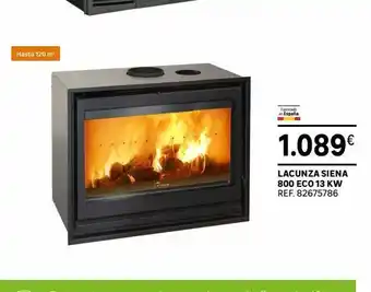 Leroy Merlin Hasta 120 m² latania fabricado en españa 1.089€ lacunza siena 800 eco 13 kw ref. 82675786 oferta