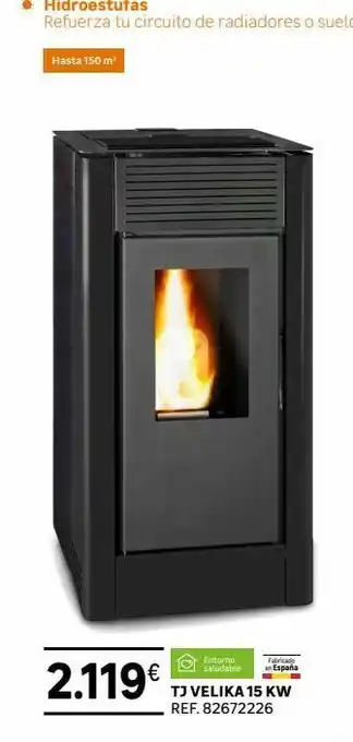 Leroy Merlin Hasta 150 m² 2.119€ entorno saludable fabricado en españa tj velika 15 kw ref. 82672226 oferta