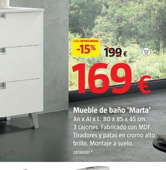 Bauhaus Muebles de baño oferta