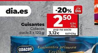 Dia Guisantes cidacos pack-3 oferta