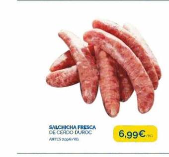 Supermercados La Despensa Salchicha fresca de cerdo duroc oferta